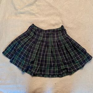 y2k plaid mini skirt